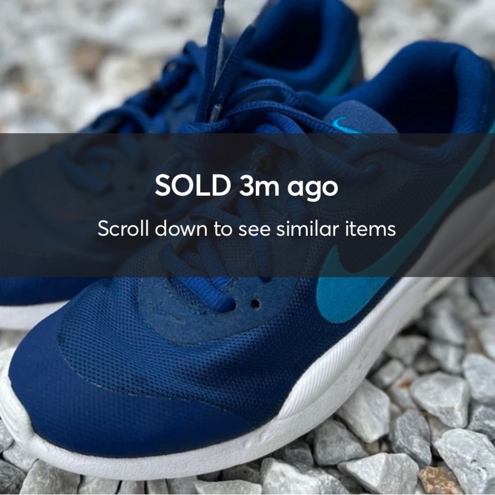 Blue Nike Sneakers